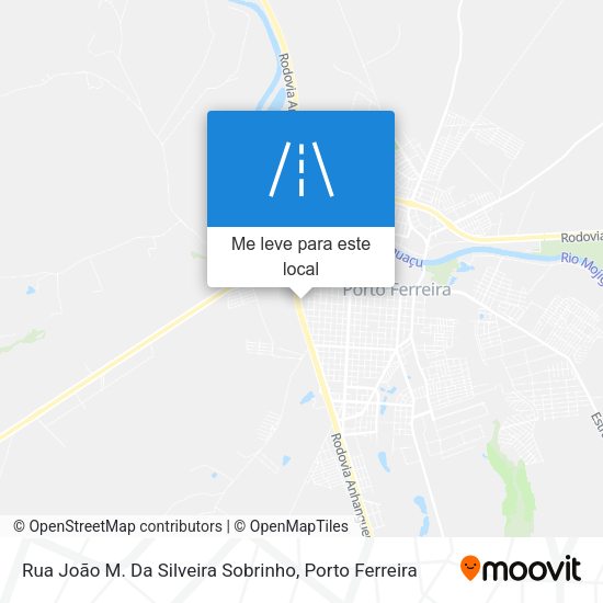 Rua João M. Da Silveira Sobrinho mapa