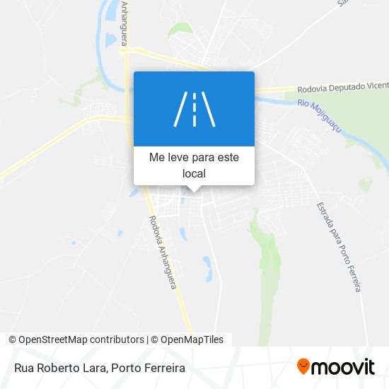 Rua Roberto Lara mapa