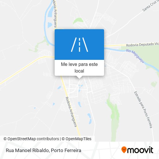 Rua Manoel Ribaldo mapa