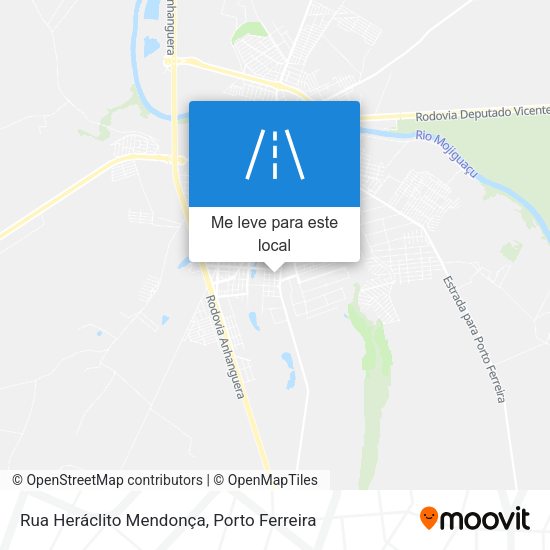 Rua Heráclito Mendonça mapa