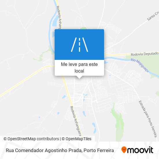 Rua Comendador Agostinho Prada mapa