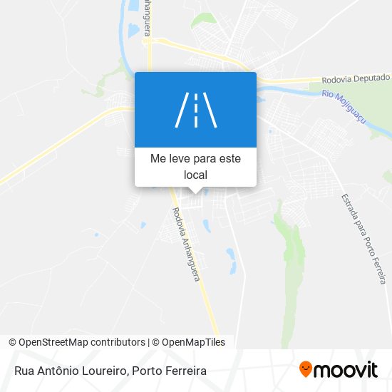 Rua Antônio Loureiro mapa
