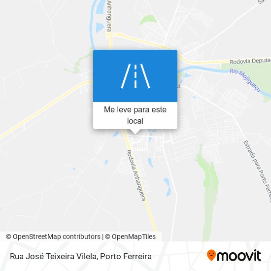 Rua José Teixeira Vilela mapa