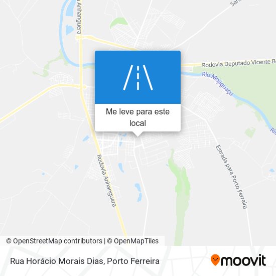 Rua Horácio Morais Dias mapa