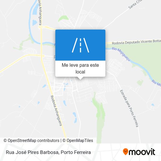 Rua José Pires Barbosa mapa