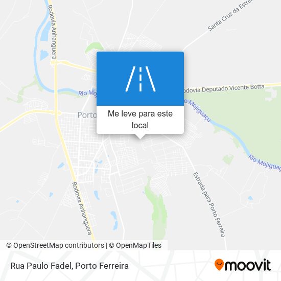Rua Paulo Fadel mapa