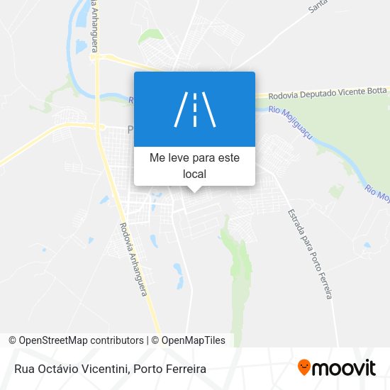 Rua Octávio Vicentini mapa