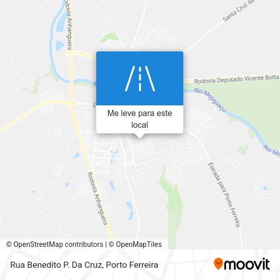 Rua Benedito P. Da Cruz mapa