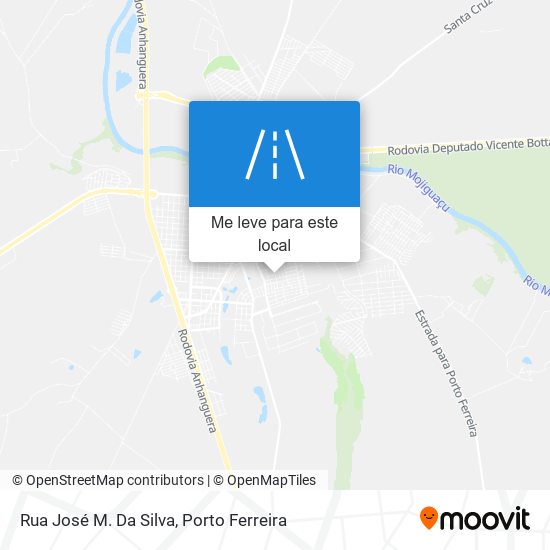 Rua José M. Da Silva mapa