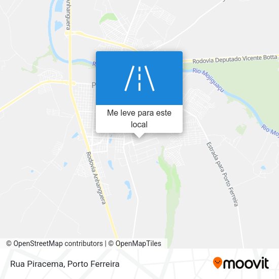Rua Piracema mapa