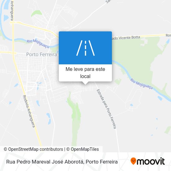Rua Pedro Mareval José Aborotá mapa
