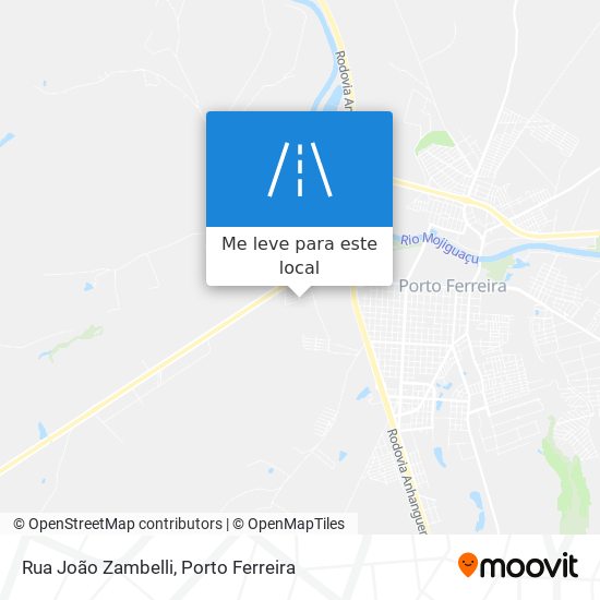 Rua João Zambelli mapa