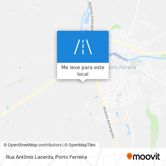 Rua Antônio Lacerda mapa