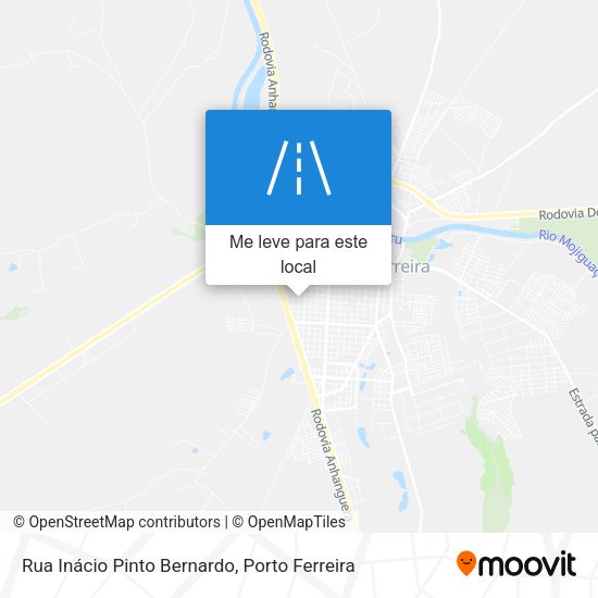 Rua Inácio Pinto Bernardo mapa