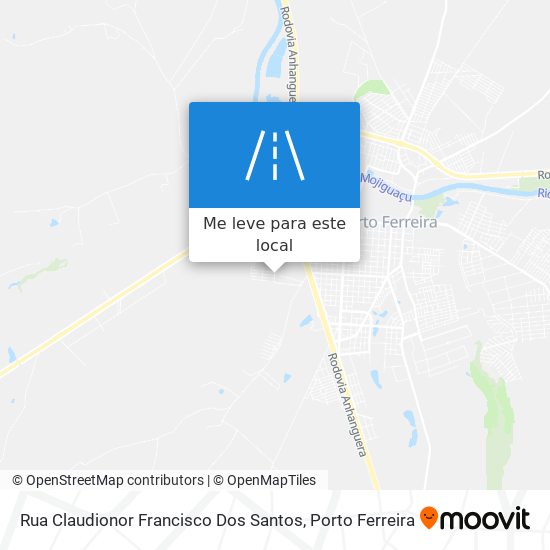 Rua Claudionor Francisco Dos Santos mapa