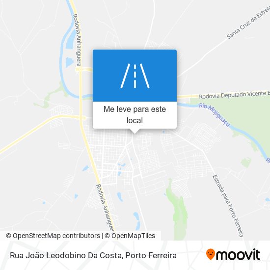Rua João Leodobino Da Costa mapa