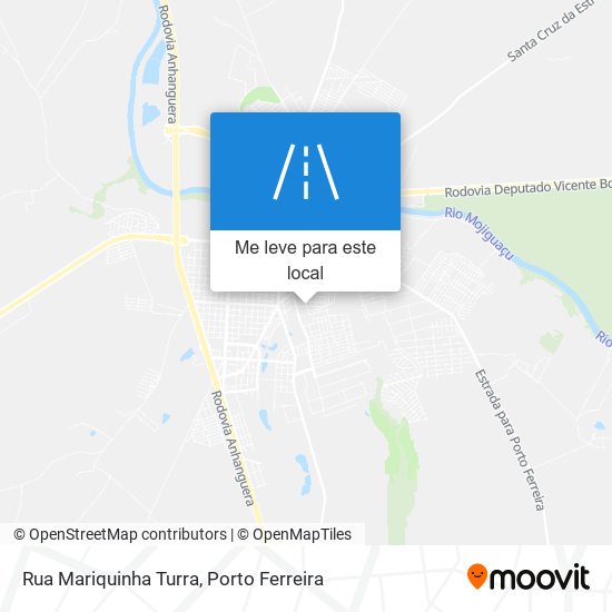 Rua Mariquinha Turra mapa