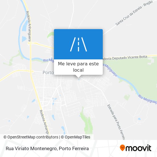 Rua Viriato Montenegro mapa