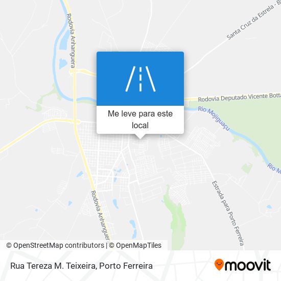 Rua Tereza M. Teixeira mapa