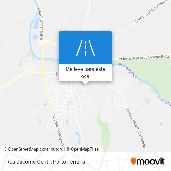 Rua Jácomo Gentil mapa