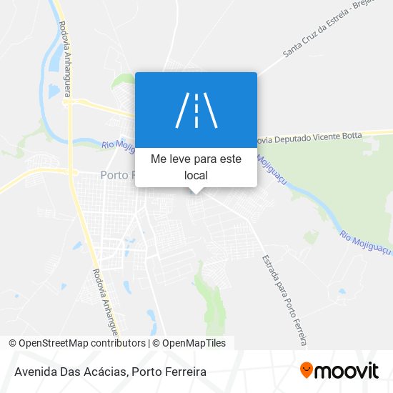 Avenida Das Acácias mapa
