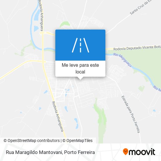 Rua Maragildo Mantovani mapa