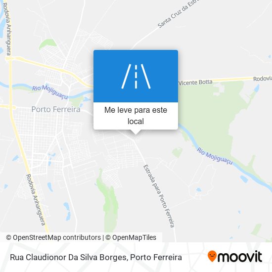 Rua Claudionor Da Silva Borges mapa