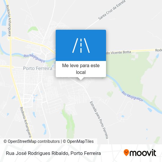 Rua José Rodrigues Ribaldo mapa