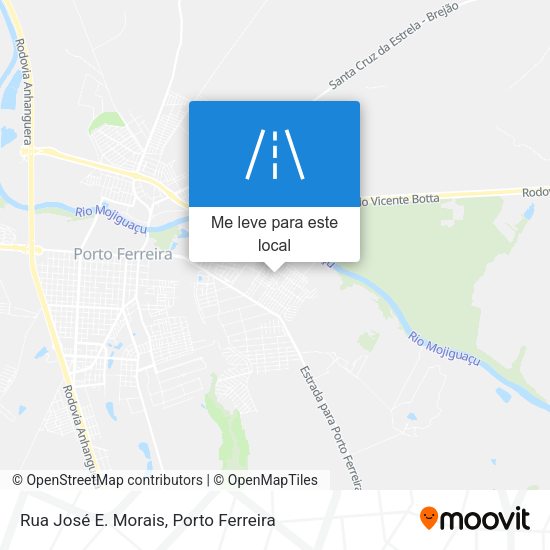 Rua José E. Morais mapa