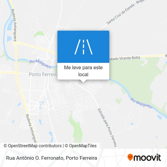 Rua Antônio O. Ferronato mapa