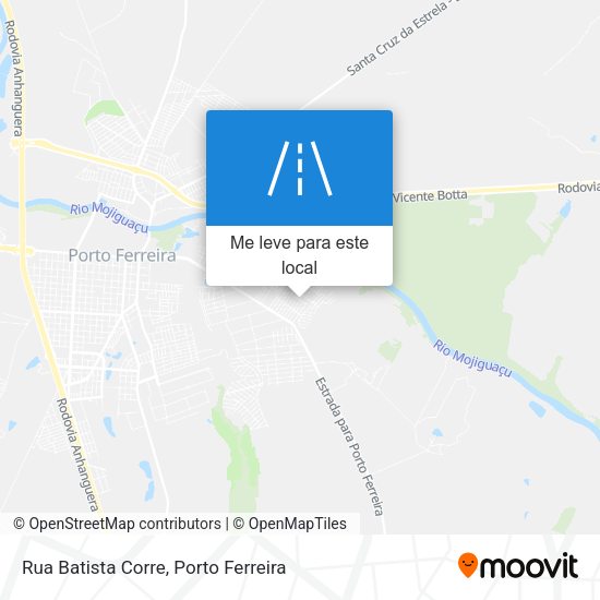 Rua Batista Corre mapa