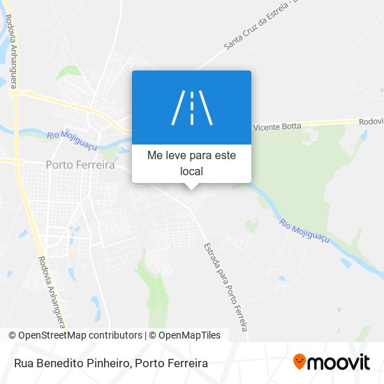 Rua Benedito Pinheiro mapa
