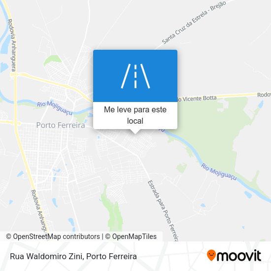Rua Waldomiro Zini mapa