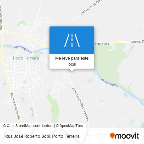 Rua José Roberto Sobi mapa