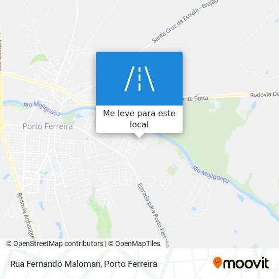Rua Fernando Maloman mapa