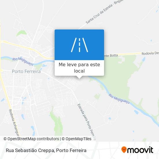 Rua Sebastião Creppa mapa