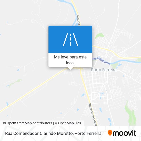 Rua Comendador Clarindo Moretto mapa
