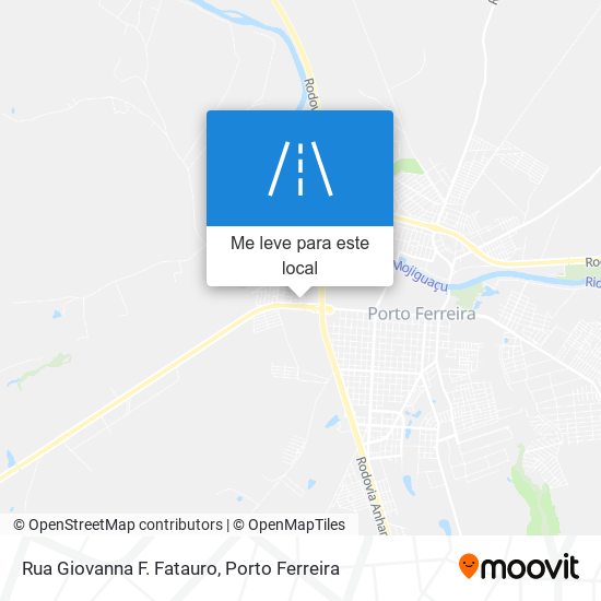 Rua Giovanna F. Fatauro mapa