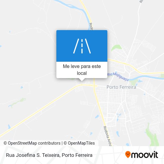 Rua Josefina S. Teixeira mapa