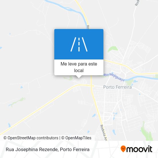 Rua Josephina Rezende mapa