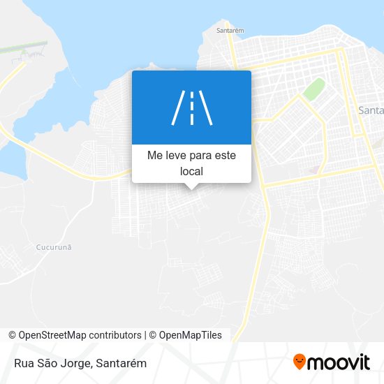 Rua São Jorge mapa