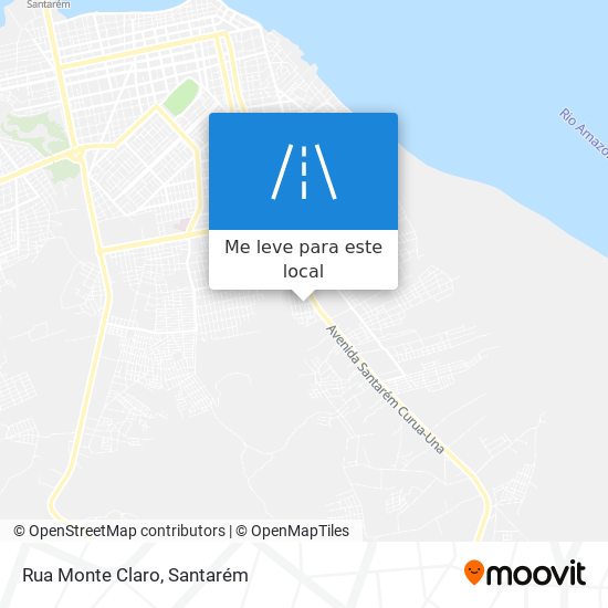 Rua Monte Claro mapa