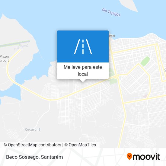 Beco Sossego mapa