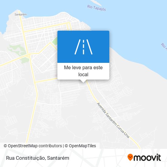 Rua Constituição mapa