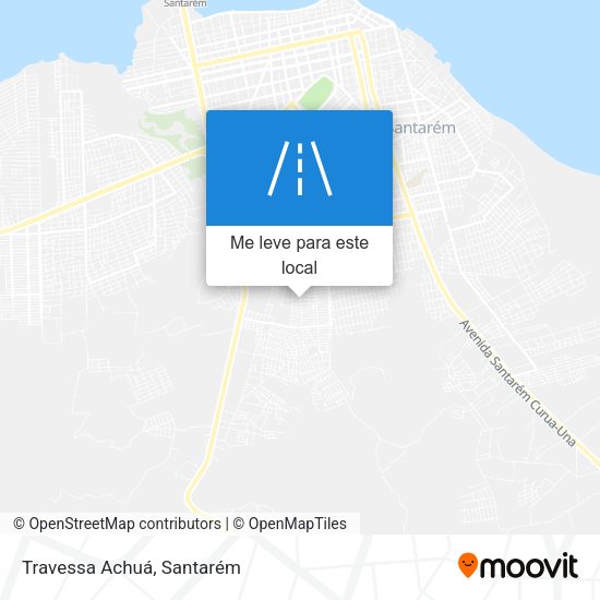 Travessa Achuá mapa