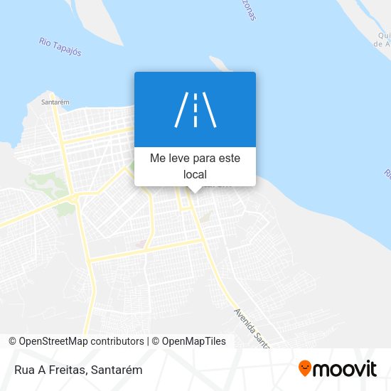 Rua A Freitas mapa