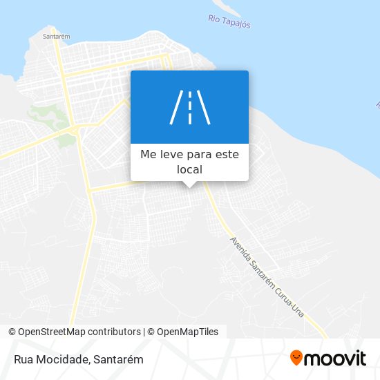 Rua Mocidade mapa