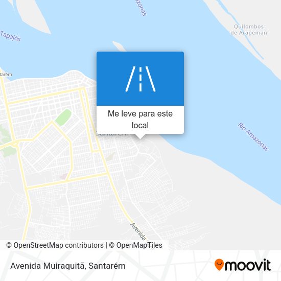 Avenida Muiraquitã mapa
