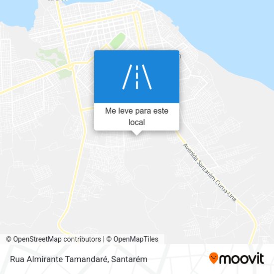 Rua Almirante Tamandaré mapa