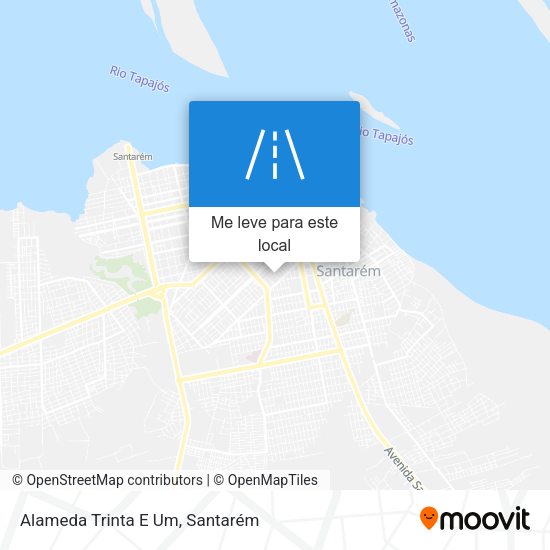 Alameda Trinta E Um mapa